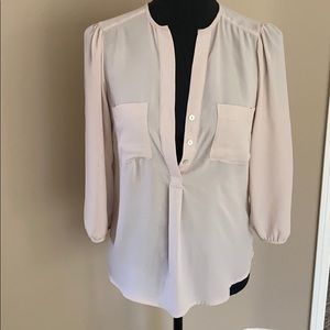 H&M beige/ light tan blouse